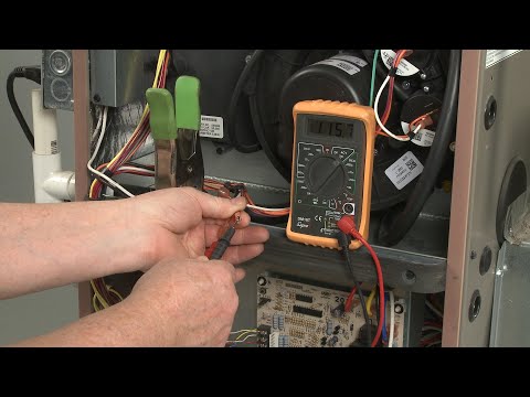 Furnace Draft Inducer Motor Voltage Testing