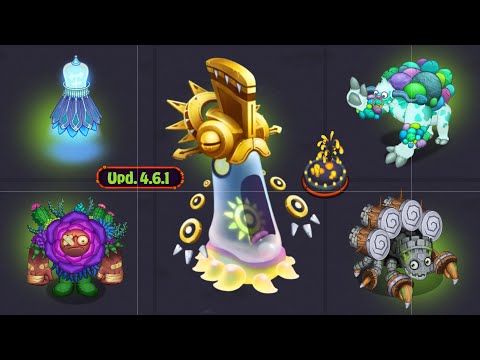 ALL Light Island EGGS - All New Epics & Rares | My Singing Monsters | MSM