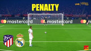 ATLETICO MADRID vs REAL MADRID | Penalty Shootout | 1/8 Champions League | PES 21 Gameplay