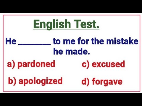 English Grammar and Vocabulary Test ✍️ Can you get this quiz challenge right?📖