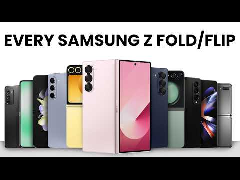 Unboxing Every Samsung Fold & Flip Phone Ever (2019-2024)