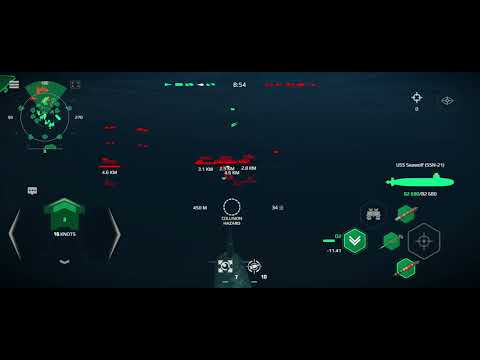 USS Seawolf destroys Tier 3 battleships.