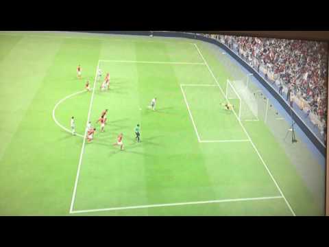 Incredible slow motion goal after penalty!!! Golazo de rabona a cámara lenta!!! Fifa 16!!