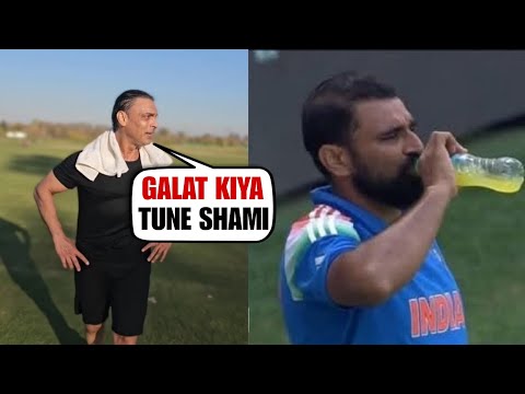 Shoaib Akhtar tease & slam Mohammed Shami after shami drank Energy drink on match during Roza