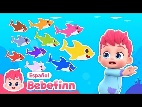 Diez Tiburoncitos🦈 | EP121 | Bebefinn con Tiburón Bebé | Canciones Infantiles | Bebefinn en español