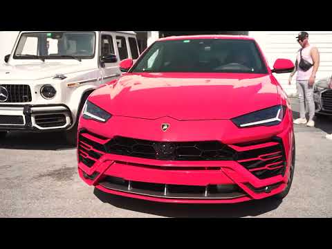 Lamborghini Urus Wrapped In Metallic Pink Vinyl Complete Transformation I 4K