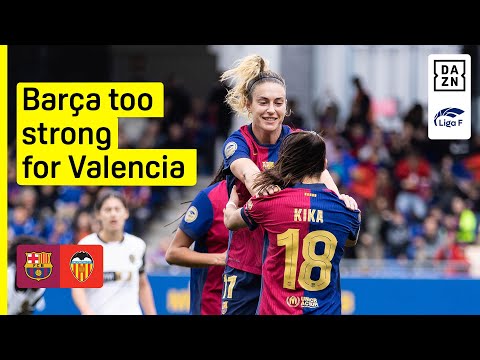 HIGHLIGHTS | FC Barcelona vs. Valencia CF (Liga F 2024-25 Matchday 21)