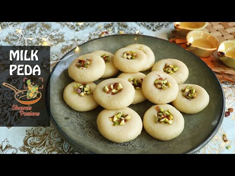 Peda Recipe | Doodh Peda Recipe | 15 mins Milk Peda Recipe