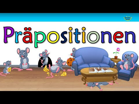 Präpositionen lernen + TEST ! Learn German prepositions !! Lernvideo für Kinder !! Deutsch lernen !