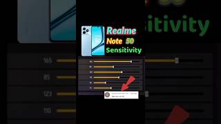 Realme📲 Note 50 [ Sensitivity ]✅ Settings⚙️ Free Fire Best Headshot Onetap Sensitivity Settin Realme