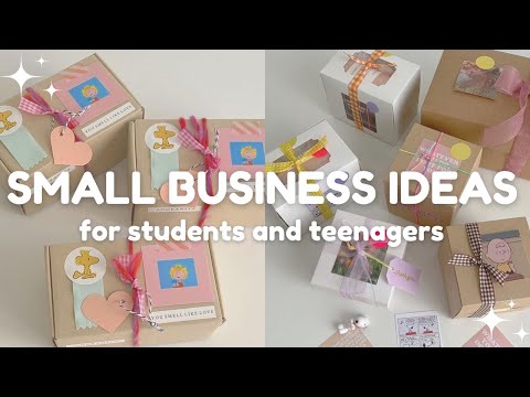 ways to earn extra money as a student 💵📦 small business ideas for teens