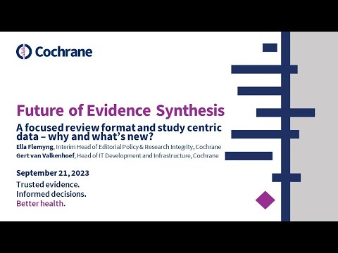 A focused review of study centric data – why and what’s new?