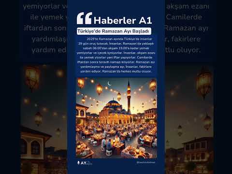 A1 Seviye Türkçe Haber - A1 Level Turkish News