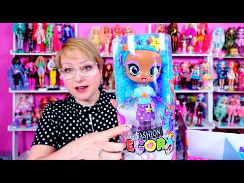 Decora Girlz Fashion Dolls, Surprise Doll and Sticker Store Unboxing