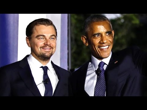 Leonardo DiCaprio & President Obama Talk Climate Change