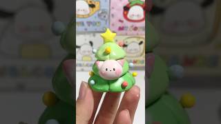 ❣️🍄❣️mini clay Christmas tree｜clay diy videos｜how to make  cute crafts art craft kawaii special