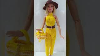 Crochet barbie jumpsuit/diy barbie dress