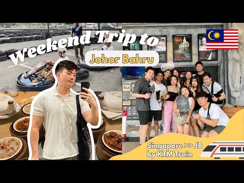 Weekend Trip from Singapore to Johor Bahru🇲🇾: go kart, escape room & what to eat (Travel Vlog)