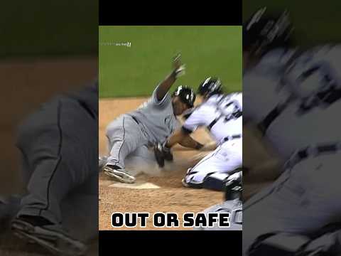 OUT or SAFE? Play At Homeplate White Sox Vs Tigers #mlb #baseball