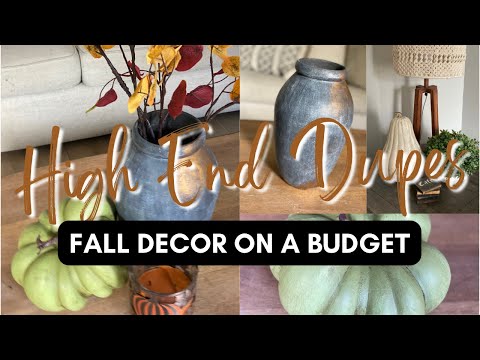 Pottery Barn and Kirklands vs Dollar Store and Thrift Store | Fall Home Decor DIYs