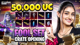 🔴50000 UC CRATE OPENING ♥️🔥#iQOO