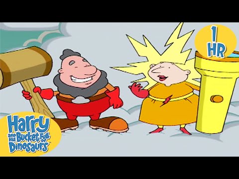 Mr. Thunder & Mrs Lightning⚡| Funny Cartoons | Harry and His Bucket Full of Dinosaurs | 9 Story Kids