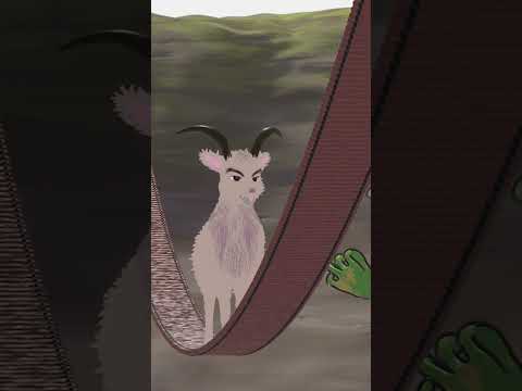 The Three Billy Goats Rattle-Bomb #Shorts #animation #fairytails