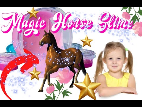 Amazing Slime! super fun slime with a horse 💕