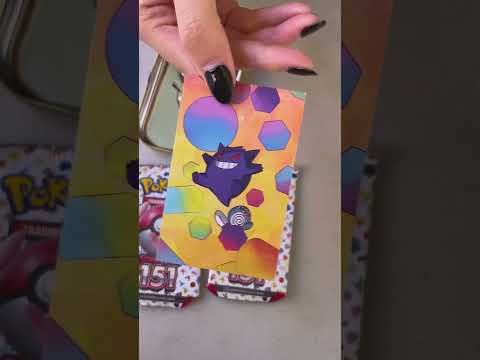 Pokémon 151 mini tin opening - part 1 - looking for art rares #pokemontcg #pokemoncards  #pokemon151