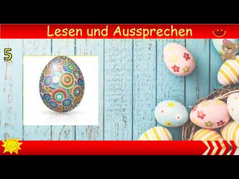 Frohe Ostern !!  Happy Easter !! Deutsch lernen !! Learn German !!