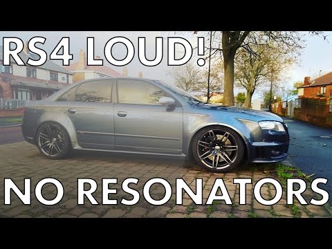 Audi RS4 Sound - No Resonators XPipe