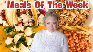 MEALS OF THE WEEK | FAMILY DINNER IDEAS | #tacos #soup #mealsoftheweek #friedrice #comfortfood #food