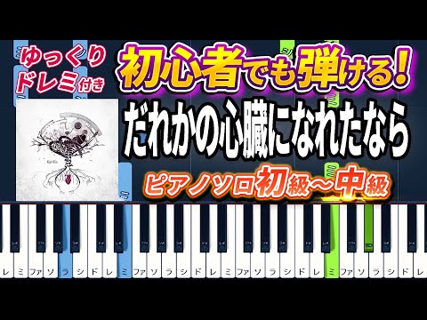 I want to be your heart - Yurry Canon feat. GUMI - Easy Piano Tutorial【Piano Arrangement】