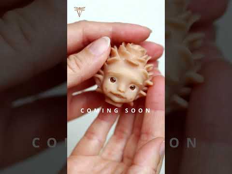 Pine pixie | Handmade art doll process | preview