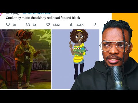 Twitter hates drawing black characters and is criticizing them for being fat.