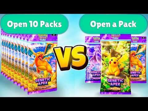 Open 10 Packs VS Open a Pack | Which is Best?