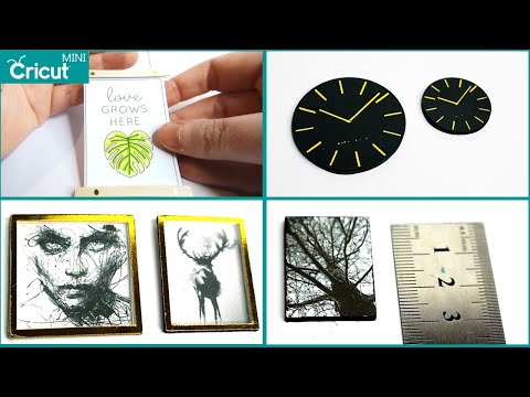 Miniature Wall Art | Cricut Mini Tutorial | Dollhouse Painting Artwork DIY | 1:12 & 1:6 Scale