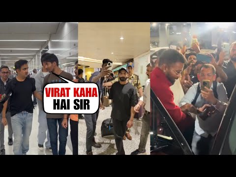 Gautam Gambhir, Hardik Pandya, Rohit, Jadeja, Iyer, Axar & Indian Team grand welcome at Airport