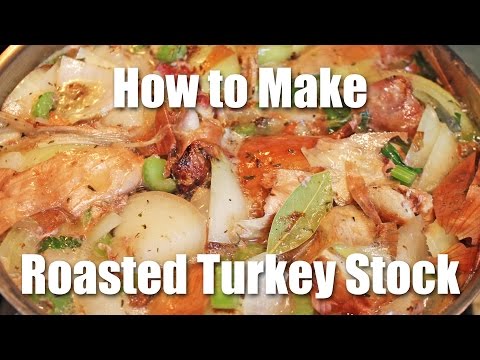 Turkey Stock Recipe - Step One to Awesome Gravy!