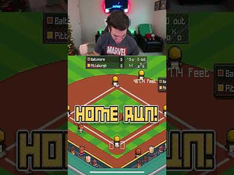 This retro baseball game is TOO FUN!