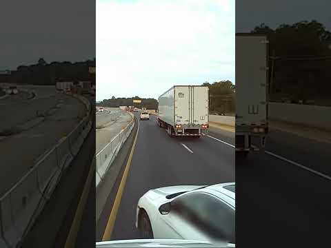 Trucker and Young Driver Hugs After Crash