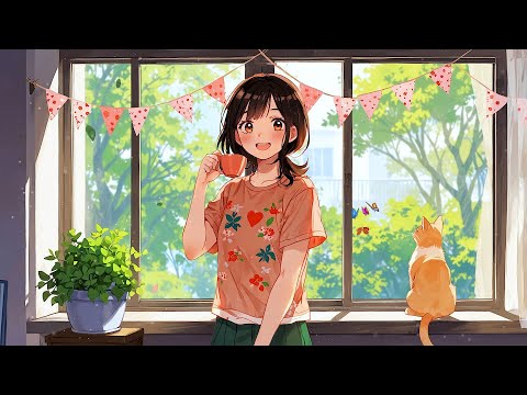 Morning Coffee Vibes ☕ Start Your Day With Positive Energy ☕ Lofi Spring Songs ☕ Lofi Everyday