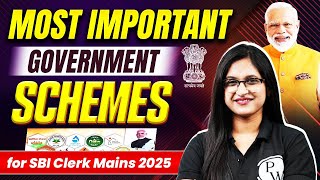 SBI Clerk Mains 2025 | Most Important Government Schemes | General Awareness by Sushmita Ma'am