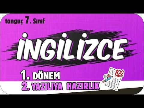 7.Sınıf İngilizce 1.Dönem 2.Yazılıya Hazırlık 📑 #2025