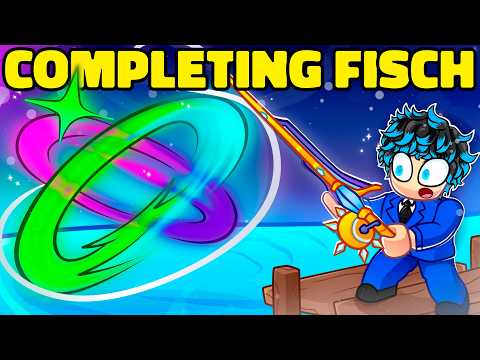 I Completed Fisch and Unlocked SECRET AURORA BOBBER!