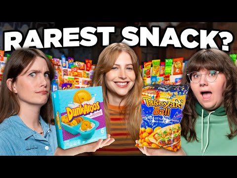 We Found The World's Rarest Snacks (Improv Game)