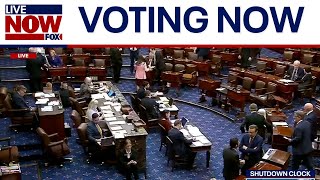 LIVE NEWS: Senate voting now to prevent shutdown, President Trump speaking at DOJ