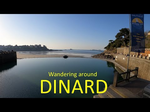 Wandering around Dinard Brittany France. A 5 minute video giving a taste of this lovely seaside town