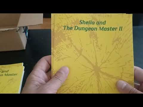 I just received copies of my new book, 'Sheila and The Dungeon Master II'