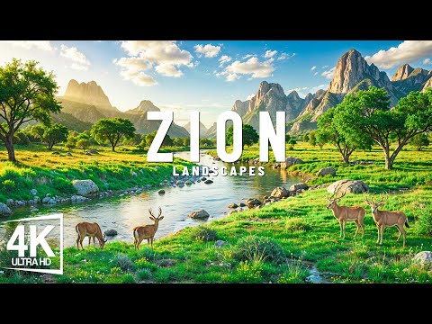 Zion 4K - Explore Utah’s Iconic Canyons, Emerald Pools & Scenic Trails - 4K Video Ultra HD